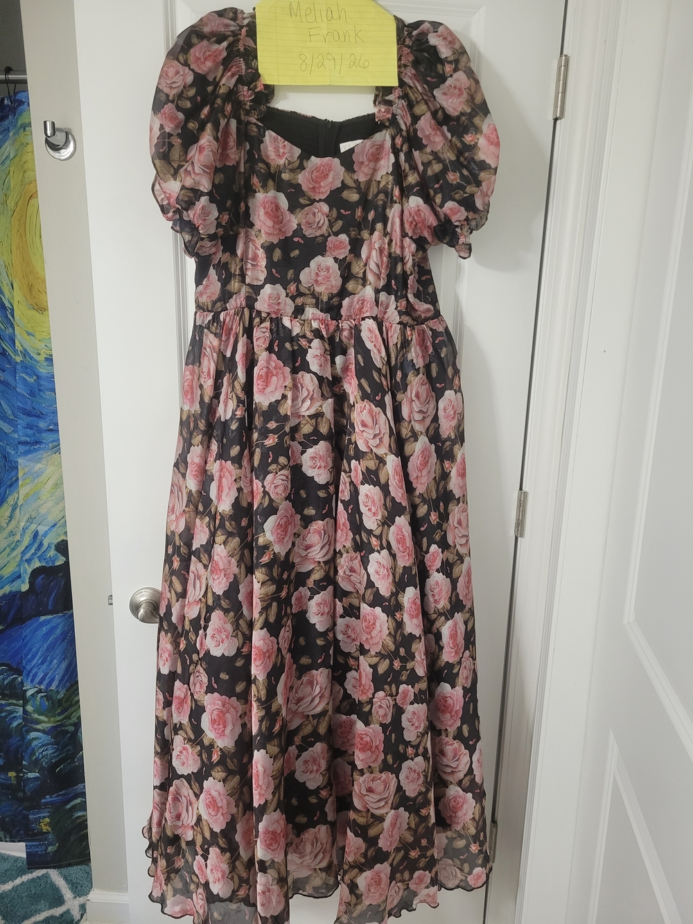 Ivy City Co Melody Dress In Midnight Rose XL